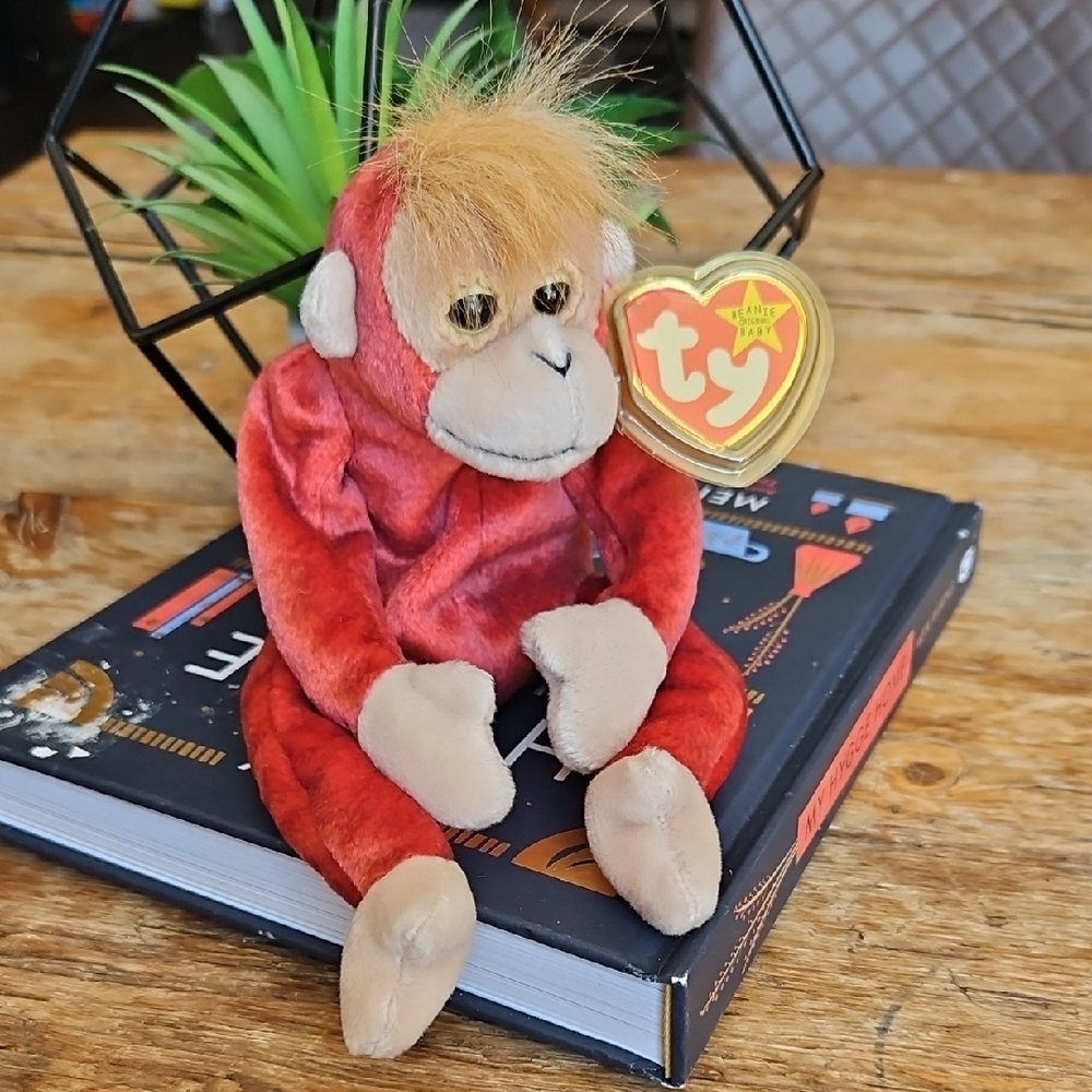 Ty Beanie Baby SCHWEETHEART Orangutan